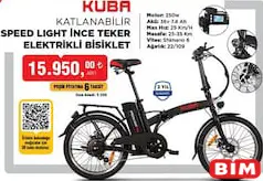 KUBA SPEEDLİGHT İNCE TEKER KATLANABİLİR ELEKTRİKLİ BİSİKLET KUBA SPEEDLİGHT İNCE TEKER KATLANABİLİR ELEKTRİKLİ BİSİKLET